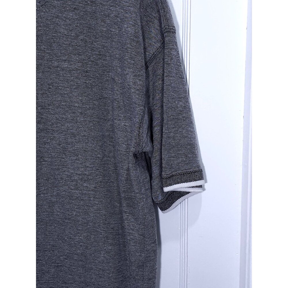 Duck Head Men's Golf Polo Shirt Large Black Tweed Color - Picture 8 of 8
